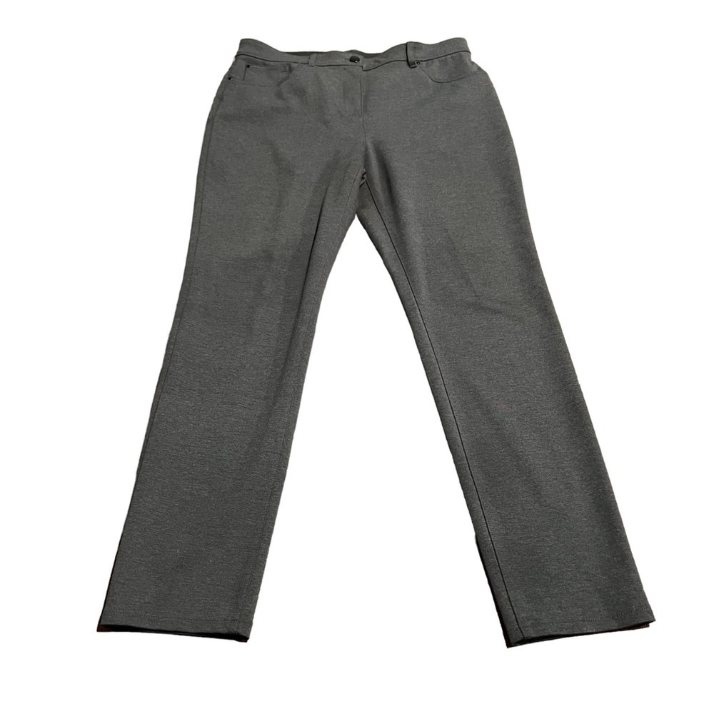 Chico’s So Slimming Grey Stretch Skinny Pants Size 1.5